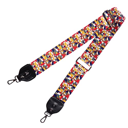 Cinghia Tracolla Colorata Stile Per Borse Sostituzione Design Geometrico Materiale e Perfetta Per Crossbody e Spalla