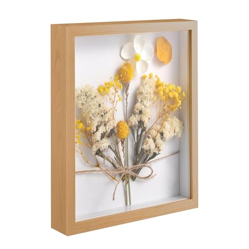 3D Bilderrahmen zum Befüllen, 20x25x3cm Objektrahmen Bilderrahmen Tief zum...