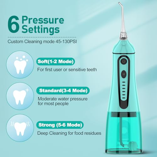 Grinest FL-V28 Water Dental Pik Flosser,Grinest 7 Modes Rechargeable Water Dental Picks thumb #1