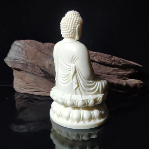 Estatua de Buda Tathagata de Fruta Marfil miniatura 5