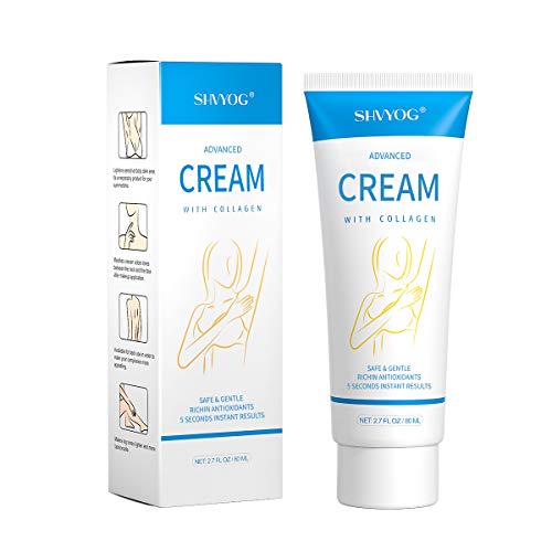 Underarm Whitening Cream, SHVYOG Bleaching, Aufhellende Creme für Achseln, Knie, Ellbogen...