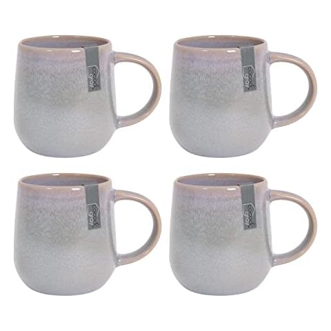 YöL Set of 4 Stylish Stoneware Mugs Cover