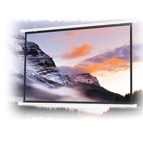 Pantalla de proyector manual 72 pulgadas 16:9 miniatura 1