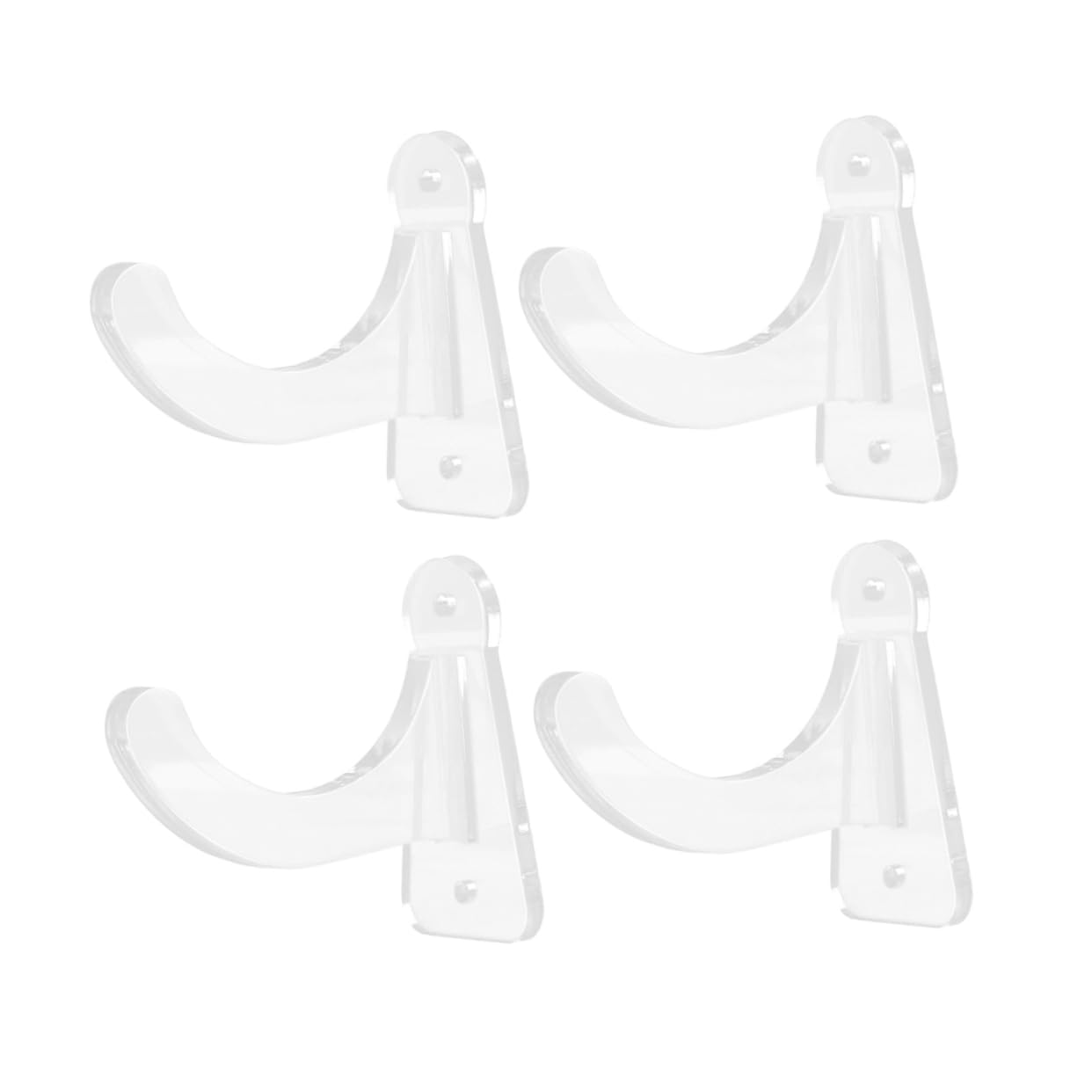 Happyyami Sturdy Acrylic Baseball Bat Wall Mount Display Stand for Bats Home Living Room