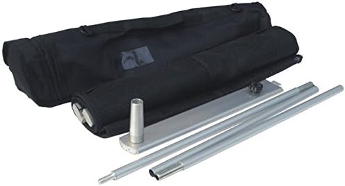 Signworld 8-Pocket Fabric Mesh Roll Up Literature Rack Display