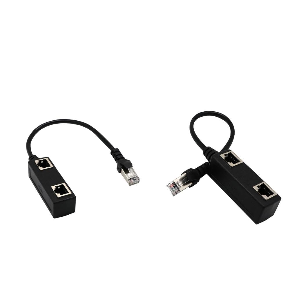 The Style Sutra 2Pack 1 to2 Socket LAN Ethernet Network Plug Splitter Extender Adapter |Computers/Tablets & Networking | Computer Cables & Connectors | Networking Cables & Adapters-image-41