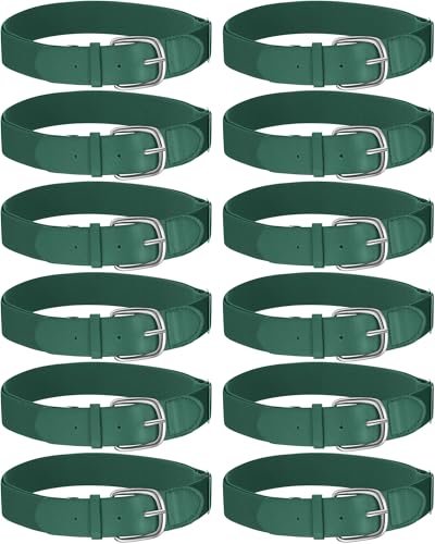 Image of Hercicy 12 Pcs Baseball Belts Softball Belts Bulk for Adult and Youth Adjustable