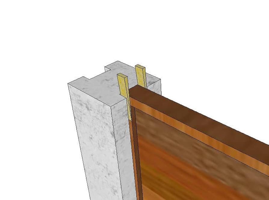 10 Pack 90mm X 25mm Sapele Hardwood Wooden Wedges 15mm High Tapering To Zero