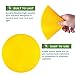Spot Markers 9 inch 30 Pcs Non-Slip Rubber Agility Markers Flat Field Cones Floor Dots for Football, Soccer, Basketball Training Markers, School Activities, Exercise Drills, Social Distancing Yellow
