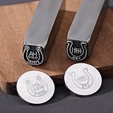 Custom Metal Punch Stamp, Tiny Die for Jewelry Marking, Monogram Jewelry Stamp, Metal Engraving Stamp 2mm-34mm