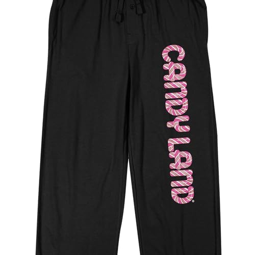 Bioworld Candyland Logo Men's Black Sleep Pants2