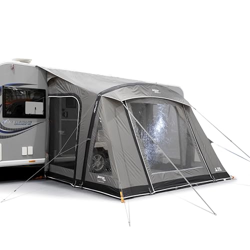 Vango Palma Air 330 Inflatable Caravan Awning AirBeam Touring Awning 235250cm Waterproof 4000mm Dynamic Weave Fabric Lightweight Camping Awning with Pump & Ground Accessories