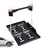 Vehicle Battery Leakage Detector – Automotive DarBattery Tray Holder – Adjustable ABS Rubber Car Battery Mounting Base 29cm & 35.5cm | Downward Clamping Batery Bracket Support Tray For Automotive