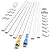 One-Cord Channel Cable Concealer - CMC-03 Cord Cover Wall Cable Management System - 125" Cable Hider Raceway Kit for a Power Cord, Ethernet Cable, Speaker Wire - 8X L15.7in, W0.59in H0.39in, White