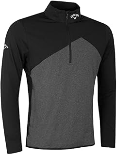 Callaway Golf Mens Aquapel Wind Resistant 1/4 Zip Pullover Golf Sweater