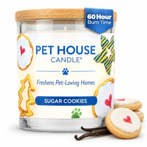 Sugar Cookies Candle Pet Friendly Plant-Based Wax Pet, House