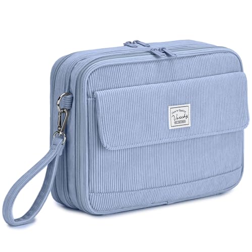 VASCHY Estuche Escolar Grande de Pana para 192 Lápices de Colores