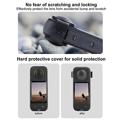 Lens Guard para Insta360, Capa Protetora Anti-riscos para Insta360 X3, Upgrade Lens Guard Capa Prote