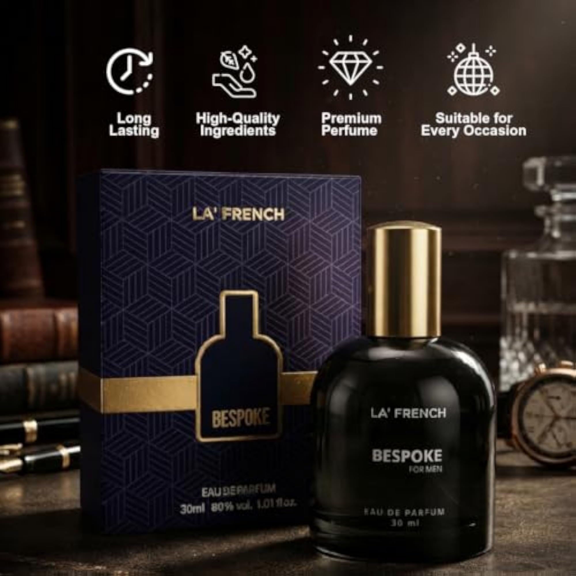 Bespoke Luxury Perfume for Men, Ideal Birthday Gift