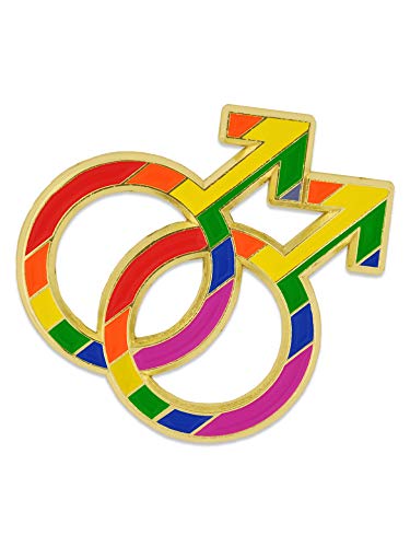 Image of PinMart Gay Pride LGBT Enamel Lapel Pin