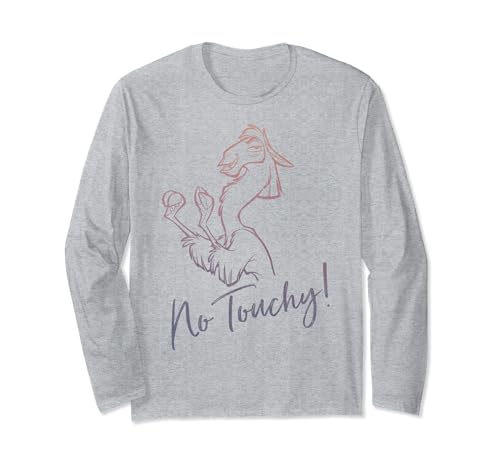 T-shirt Llama No Touchy Disney le haut nostalgique manches longues