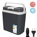 Hengda Frigo Portatile Termoelettrico 24L, Frigorifero Elettrico, 12/220V, Funzione Caldo Freddo,...