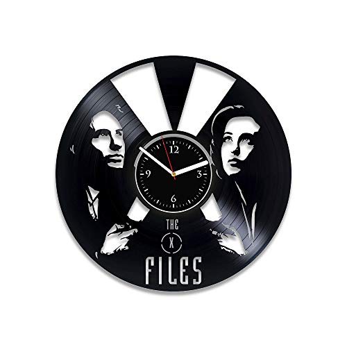 Clock The X-Files Vinyl Record Clock TV Show Wall Clock Vintage X-Files Movie Xmas For Him X-Files Vinyl Wall Clock X-Files Birthday For Fan X-Files Wall Art X-Files Home Decor