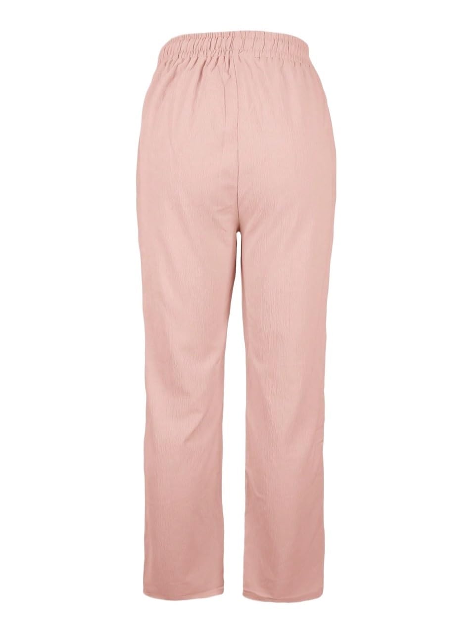 RAISER Womens Business Work Casual Pants Womens Solid Color Tie Waist Casual Pants
