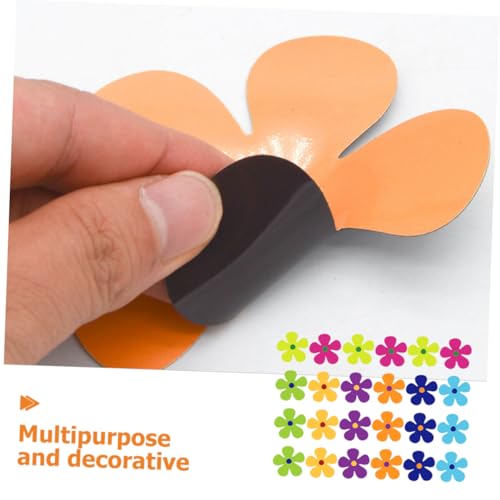 BESPORTBLE 24stücke Kühlschrank Magnete Mit Blumenmotiven Magnetische Aufkleber Für Türen Und Autos Dekorative Kühlschrankmagnete Aus Stabilem Harzmaterial