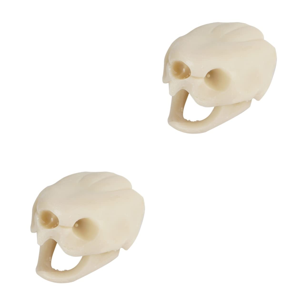 POPETPOP 2 pcs Turtle Skull Ornaments rocks skull head statue aquarium skeleton figurine fish water shelter Skeleton Fish Cave decore fish play breed rock crafts white resin fish tank