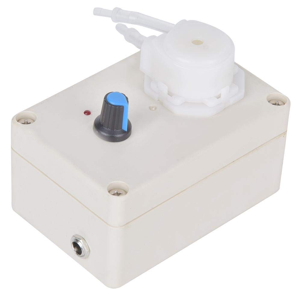 Simlug Bomba peristáltica de 1 ml-250 ml/min, bomba dosificadora de 50/60 Hz, enchufe estadounidense de 110-240 V para análisis bioquímicos