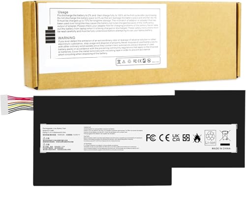 Image of BTY-M6K Laptop Battery for MSI Stealth Pro GF63 GF65 GF75 GS63VR GS73VR 7RG 7RG-005 Thin 8RB 8RC 8RD 8RD-031TH 8RC 8RF 8SC 8RX Thin WS63 8SK WP65 WF65 WF75 MS-16K3 MS-17B4 MS-16W1 MS-16R1 (BTY-M6K)