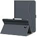Produktbild ZtotopCase Hülle für Samsung Galaxy Tab S4 10.5 2018,Leichte Ultra Leder Hülle Cover mit Standfunktion und Auto Sleep/Wake,Kartensteckplätze,Samsung Tablet S4 10,5 Zoll SM T830N /T835N,Dunkel Grau