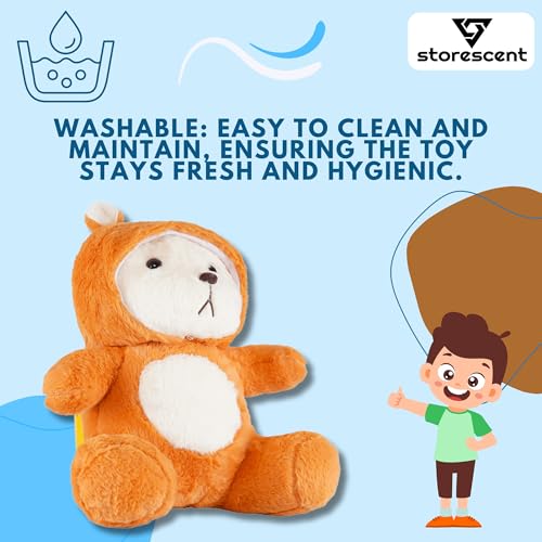 Image of Storescent Soft Toys for Kids - Stuffed Animal Plush Soft Toy for Boys & Girls | Brown Bear 45cm