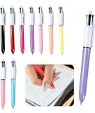 NYVOR Lot de 10 Stylos à Bille 4 Couleurs, Stylos Rétractables Multicolores 4 en 1 pour l'École, le Bureau, le Journal Créatif, la Prise de Notes et la Rentrée, Idéal pour Étudiants et Professionnels.