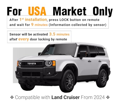 Image of Protect-X Smart Sensor for Land Cruiser 2026 2025 2024, Wheel Anti-Theft | Plug & Play, Catalytic Converter Protection, Window Breakage Alert, Window Control by Factory Keyfob, Valet Mode