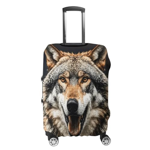 Hungry Like A Wolf Luggage Cover, Washable Elastic Suitcase Cover Protector Fit 18-32 Inch Luggage4