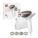 Philips Lumea IPL Haarentfernungsgerät 8000 Series – Haarentfernungsgerät mit SenseIQ Technologie, 4 Aufsätze für Körper, Gesicht, Bikinizone und Achselhöhlen (Modell BRI948/00)