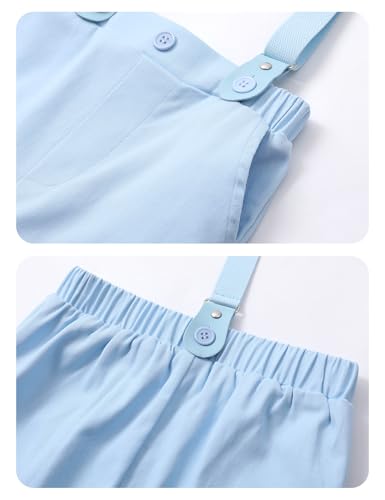 Image of A&J DESIGN Baby Boys Gentleman Suit, 2Pcs Outfit Shirt & Pants