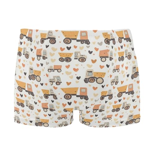 Car Tractor Mens Swim Trunk Swimwear Bathing Suit Swim Brief Square Leg Board Short S B0403649