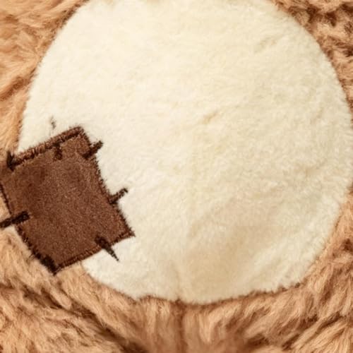 Oso de peluche con acabados artesanales de ojos de botón 7