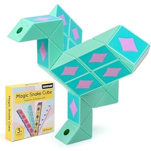 ECHOCUBE Magic Snake Cube im Poker-Design