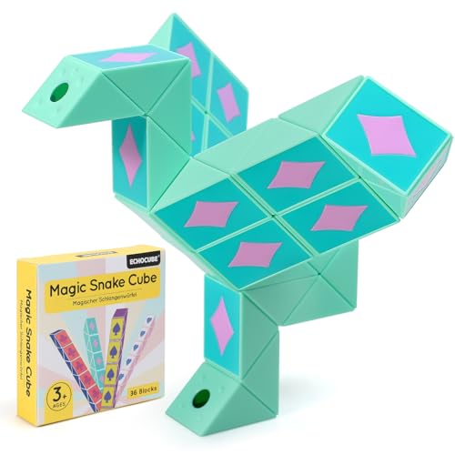 ECHOCUBE Magic Snake Cube im Poker-Design