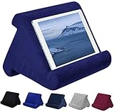 WINSHIDEN Tablet Pillow Stand, Pillow Soft Pad for Lap - Tablet Holder Dock for Bed with 6 Viewing Angles, for iPad Pro 9.7, 10.5,12.9 Air Mini 4 3, Kindle, Galaxy Tab, E-Reader