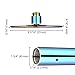 ZeHuoGe 9.25 FT 45mm Dance Pole Kit Static Spinning, Exercise Fitness Pole with Gradient Color for Party Club Home Stage, Max Load 1102 Lbs…