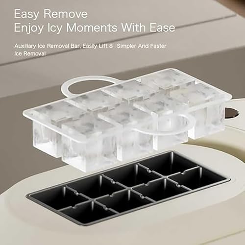 Fabricadora de cubos de hielo de encimera mini 8 cubos en 10 min miniatura 4