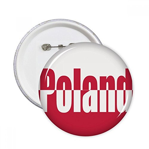 Cadeau Pologne badge broches lot de 5 pièces multicolores pour passionnés