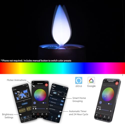Image of Smart Flameless Candle (Black Lamp)