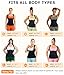 TrainingGirl Sauna Sweat Suit for Women Waist Trainer Workout Faja Weight Vest Body Shaper Shirt Band