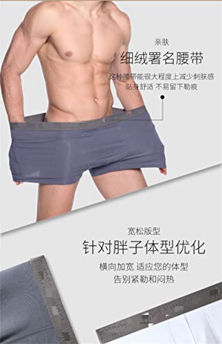 Bóxer grande hombre 7xl ropa interior modal suelta pantalón gordo talla plus 4